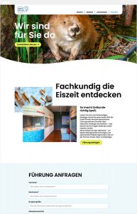Website Kontakt Eiszeitmuseum Ziethen