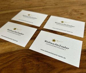 Visitenkarten WeihnachtsZauber Gendarmenmarkt
